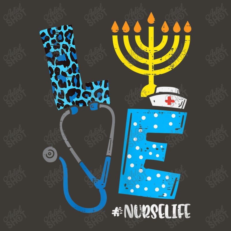 Womens Love Nurse Hanukkah Jewish Nurses Chanukah Pjs Pajama Women Bucket Hat | Artistshot