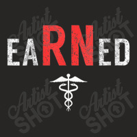 Womens Nurses Week Gift Earned Registered Nurse Ladies Fitted T-shirt | Artistshot