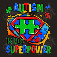 Autism Is His Superpower Ripped Tank Top | Artistshot