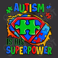 Autism Is His Superpower Ripped Vintage Short | Artistshot