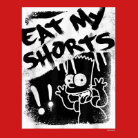 The Simpsons Bart Simpson Eat My Shorts Spray Paint Graffiti T Shirt Baseball Cap | Artistshot