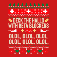 Deck The Halls With Beta Blockers Nurse Ugly Christmas Sweatshirt Baseball Cap | Artistshot