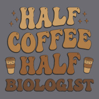 Retro T  Shirt Half Coffee Half Biologist T  Shirt Mesh Cap | Artistshot