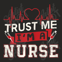 Womens Trust Me I'm A Nurse Registered Nurse T Shirt Ladies Fitted T-shirt | Artistshot