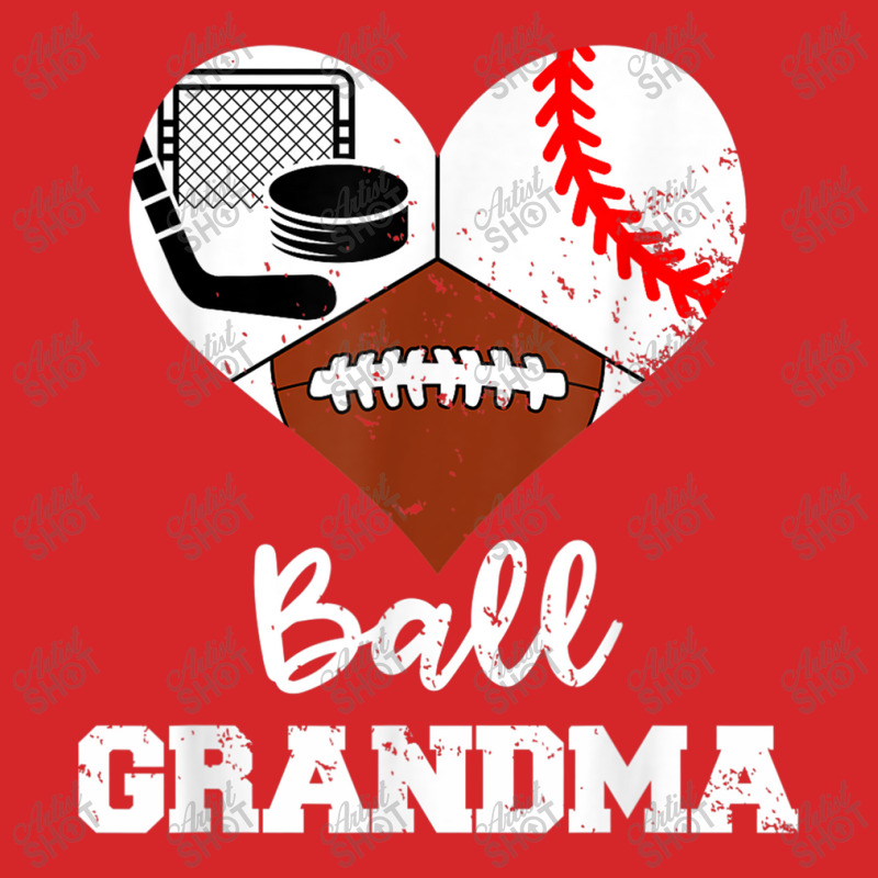 Ball Grandma Heart Funny Football Baseball Hockey Grandma T Shirt Trucker Cap by Great Tshirt | Artistshot