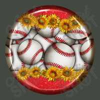 Baseball With Sunflower Round Earrings Trucker Cap | Artistshot