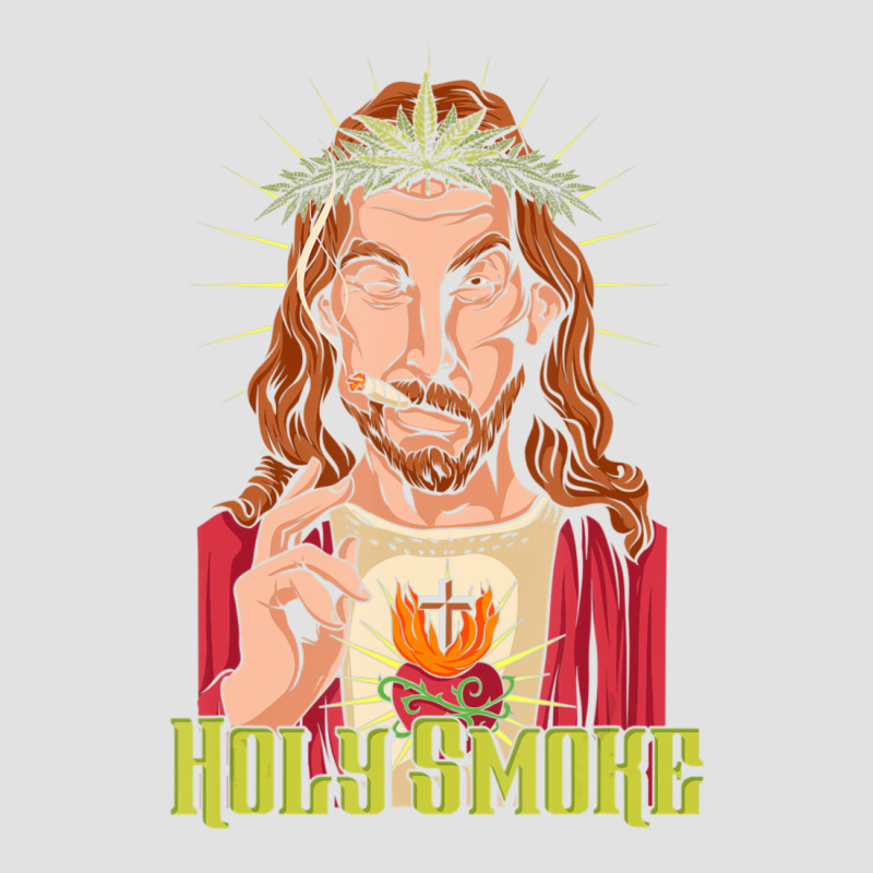 Funny Marijuana Cannabis Jesus Holy Smoke Foam Trucker Hat | Artistshot