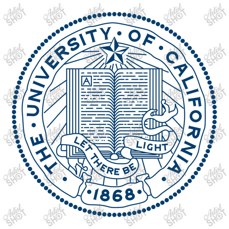 The University Of California Vectorized Zipper Hoodie by Suksesan | Artistshot