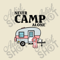 Never Camp Alone  Camper Love Poodle Dog Cropped Hoodie | Artistshot