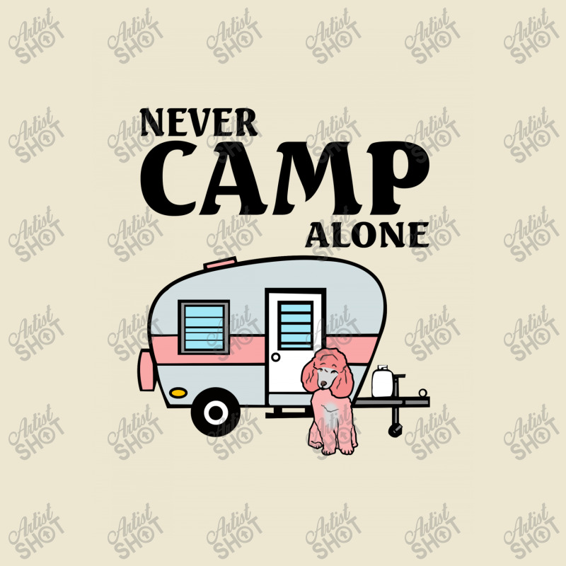 Never Camp Alone  Camper Love Poodle Dog Cropped Hoodie by hoainv | Artistshot