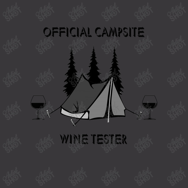 Official Campsite Wine Tester Camping Funny 2 Ladies Curvy T-Shirt by hoainv | Artistshot