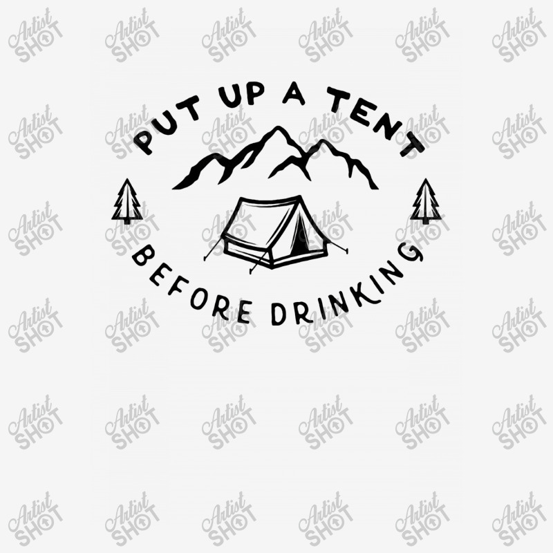 Put Up A Tent Before Drinking Scorecard Crop Tee by hoainv | Artistshot