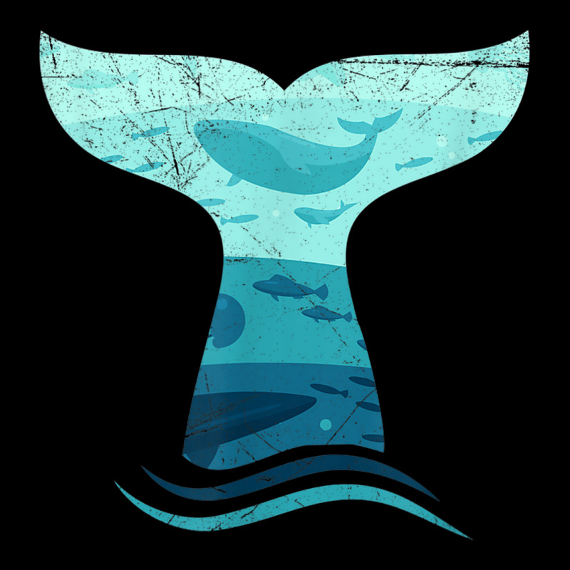 Whale Tail In Waves  Orca Ocean Pocket T-shirt | Artistshot