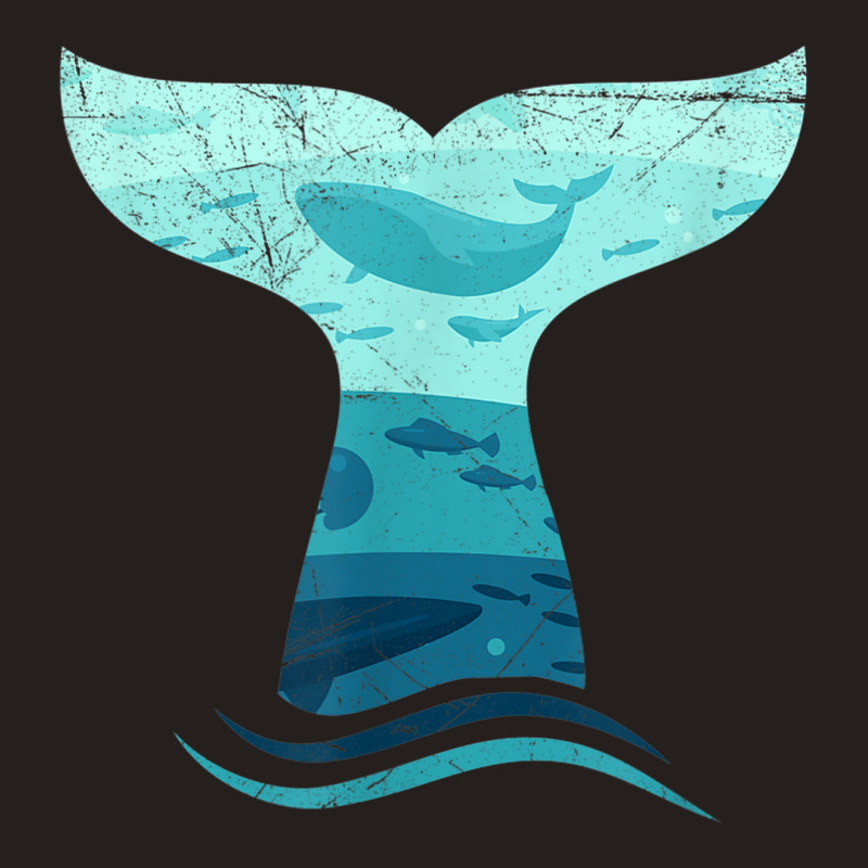 Whale Tail In Waves  Orca Ocean Tank Top | Artistshot