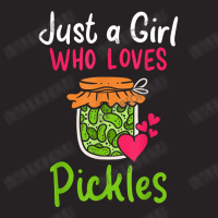 Pickles Just A Girl Who Loves Pickles Canning T Shirt Vintage Cap | Artistshot