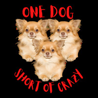 One Dog Short Of Crazy T  Shirtone Dog Short Of Crazy T  Shirt (8) Adjustable Cap | Artistshot