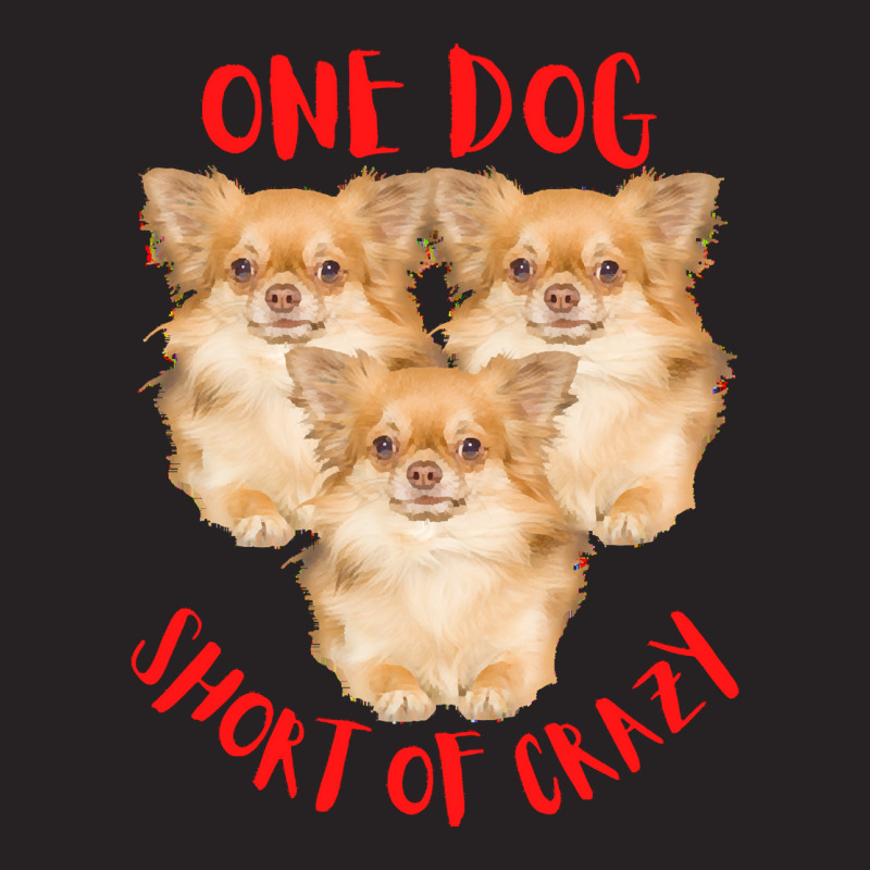 One Dog Short Of Crazy T  Shirtone Dog Short Of Crazy T  Shirt (8) Vintage Cap | Artistshot