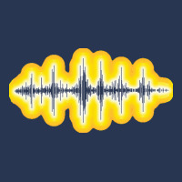 Sound Wave Graphic Audiology Ear Doctor T  Shirt Light Sound Waves Gra Men Denim Jacket | Artistshot