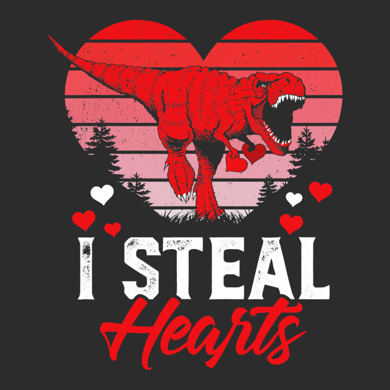 I Steal Hearts Tshirt Valentines Day Dinosaur Boys Kid (19) Baseball Cap | Artistshot