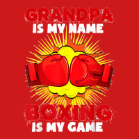 Grandpa Is My Name Boxing Is My Game Sport Fighting Boxer Baseball Cap | Artistshot