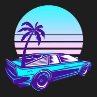 Synthwave T  Shirt Futuristic Car Retro Sunset Synthwave T  Shirt Classic T-shirt | Artistshot