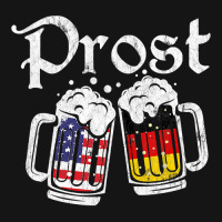 Prost Beer American German Flag Funny Oktoberfest Men Women Tank Top Mesh Cap | Artistshot