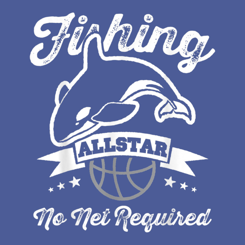 Orca Fishing Allstar No Net Required Funny Basketball Humor T Shirt Flat Bill Snapback Cap | Artistshot