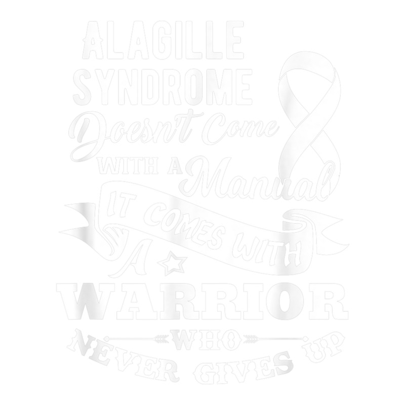 Alagille Syndrome Doesn't Come With A Manual Warrior T Shirt Cub Paper Bag - 8 X 4 1/2 X 10 1/4 | Artistshot