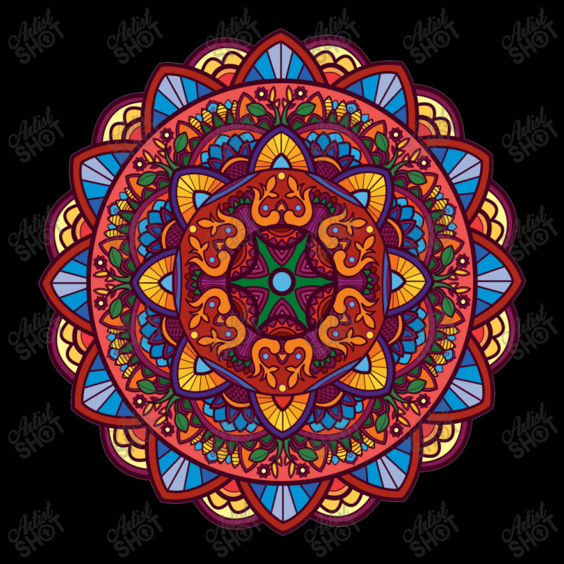 Mandala Art With Floral Motifs Women's V-Neck T-Shirt by chris299 | Artistshot