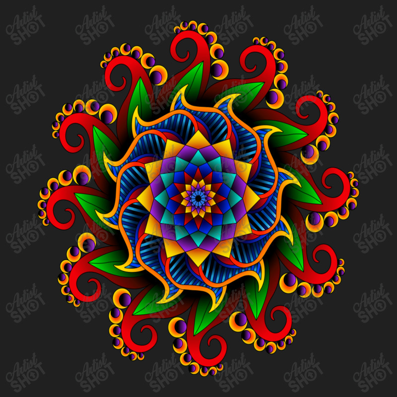 Traditional Diwali Rangoli Art 3d Ladies Polo Shirt by chris299 | Artistshot