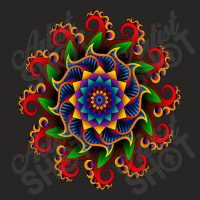 Traditional Diwali Rangoli Art 3d Ladies Fitted T-shirt | Artistshot