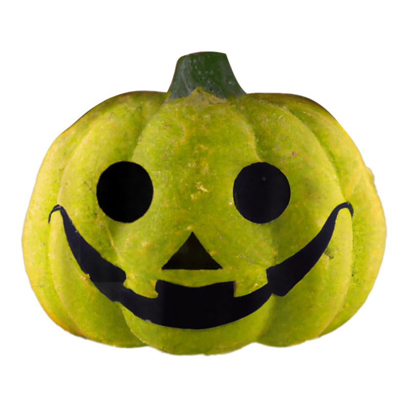 Cute Green Jack O Lantern Halloween Pumpkin Double Wine Paper Bag - 6 1/2 X 3 1/2 X 12 3/8 | Artistshot