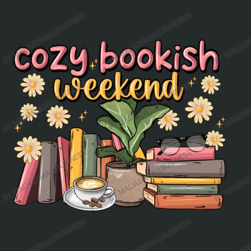 Cozy Bookish Weekend Women's Triblend Scoop T-shirt by MaliasSmallBusiness | Artistshot