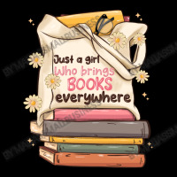 Just A Girl Who Brings Books Everywhere V-neck Tee | Artistshot