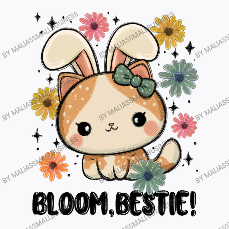 Bloom Bestie Cat T-shirt | Artistshot