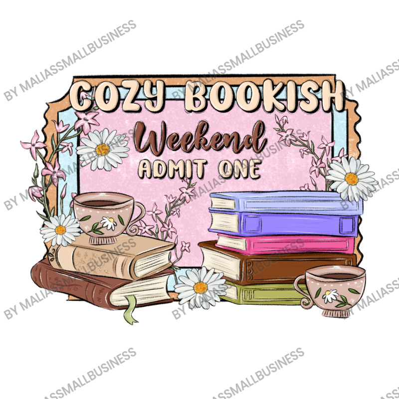 Cozy Bookish Weekend Ticket Sticker | Artistshot