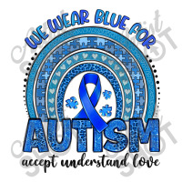 We Wear Blue For Autism Accept Understand Love Men's T-shirt Pajama Set | Artistshot