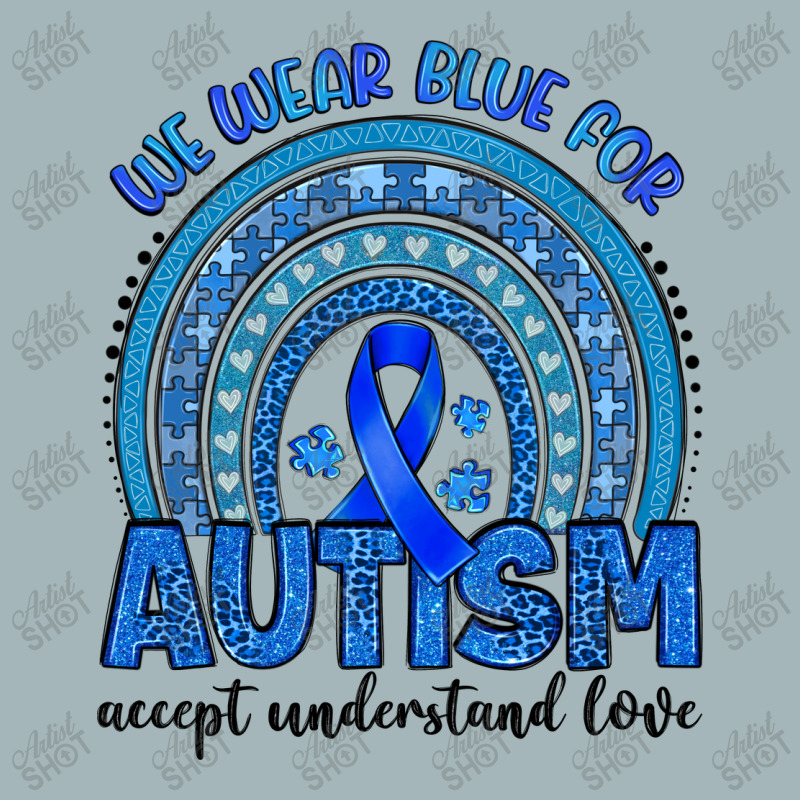 We Wear Blue For Autism Accept Understand Love Men Denim Jacket by Artiststas | Artistshot