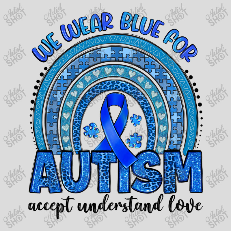 We Wear Blue For Autism Accept Understand Love Men's Polo Shirt by Artiststas | Artistshot