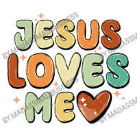 Jesus Loves Me Debie Paper Bag - 10 X 5 X 13 | Artistshot