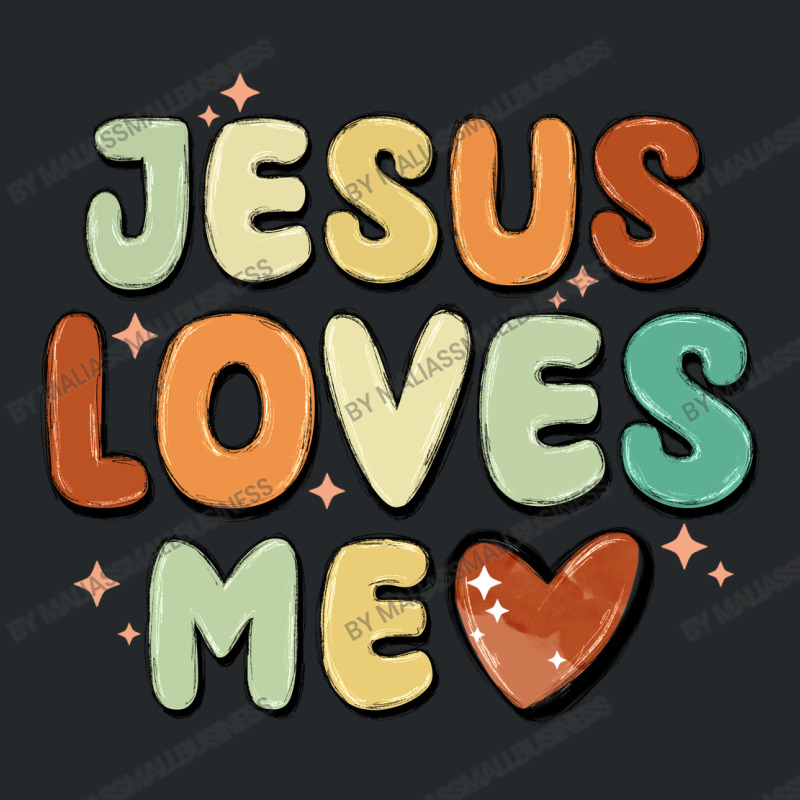 Jesus Loves Me Crewneck Sweatshirt | Artistshot