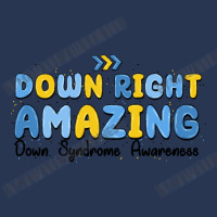 Down Right Amazing Down Syndrome Awareness Men Denim Jacket | Artistshot