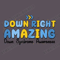 Down Right Amazing Down Syndrome Awareness Vintage Hoodie And Short Set | Artistshot