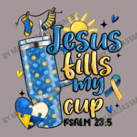 Down Syndrome Jesus Fills My Cup Vintage Short | Artistshot