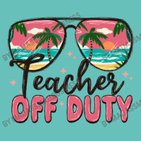 Teacher Off Duty Round Leatherette Patch | Artistshot