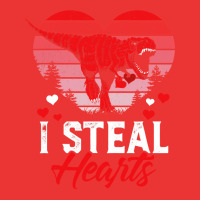 I Steal Hearts Tshirt Valentines Day Dinosaur Boys Kid (19) Mesh Cap | Artistshot