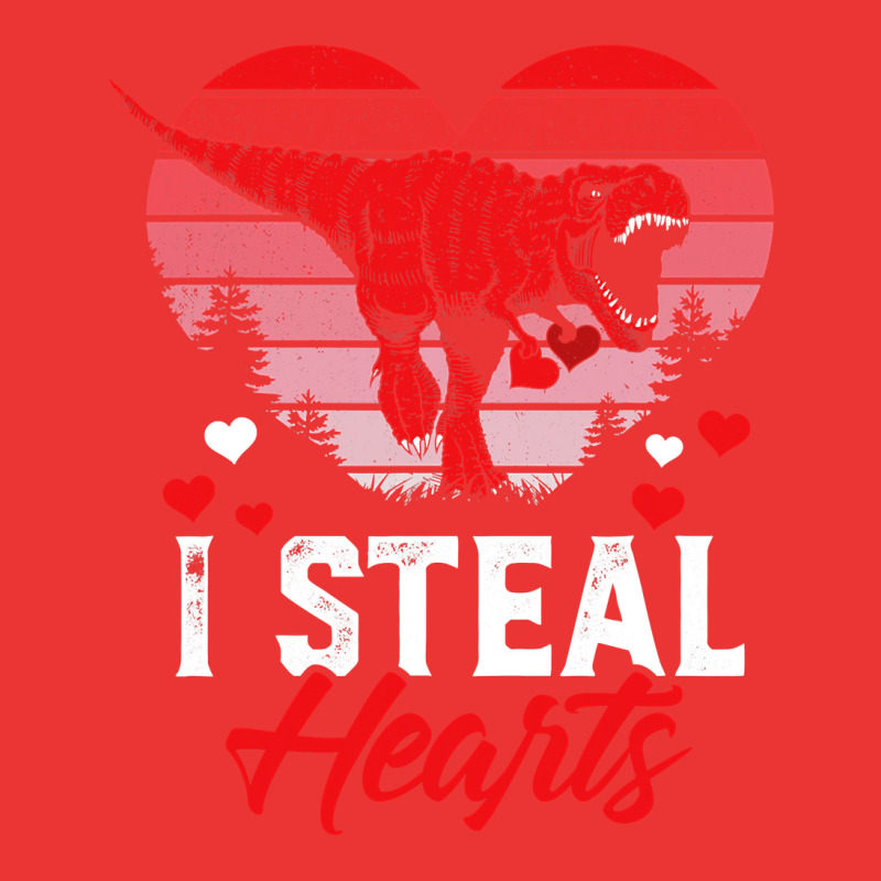 I Steal Hearts Tshirt Valentines Day Dinosaur Boys Kid (19) Mesh Cap | Artistshot