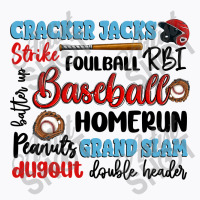 Baseball Typography Words T-shirt | Artistshot