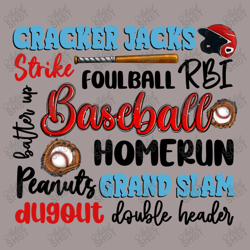 Baseball Typography Words Vintage Short | Artistshot