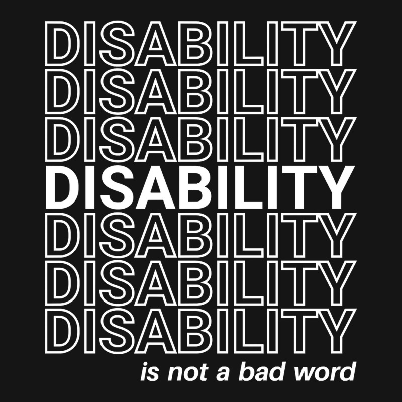 Disability Is Not A Bad Word, Happy Disability Pride Month Pullover Ho Mesh cap by gehriglyssy | Artistshot